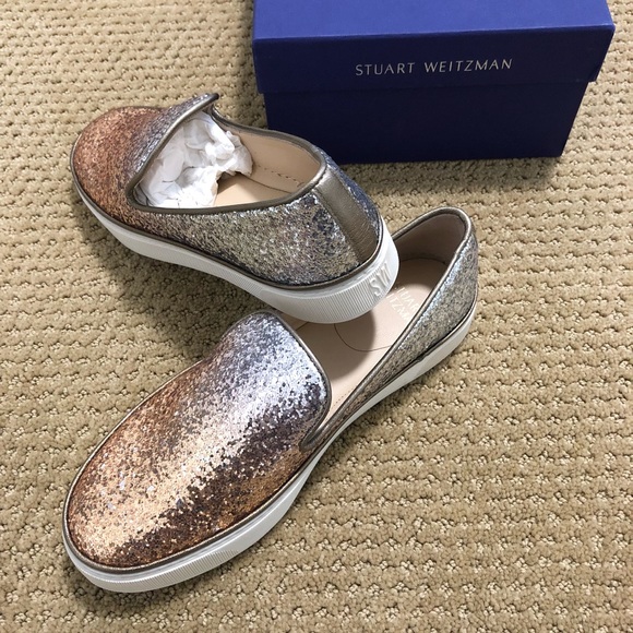 Stuart Weitzman Glitter Sneakers - Picture 8 of 8